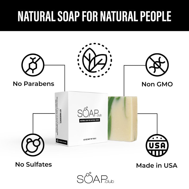 Morning Mist made in USA  perfectly natural soap aloe lady soap natural soap for men