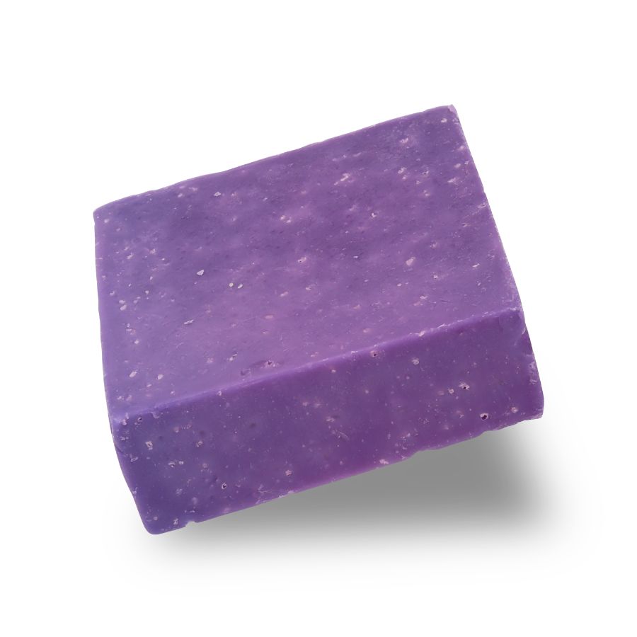 Purple Haze natural bar soap  making