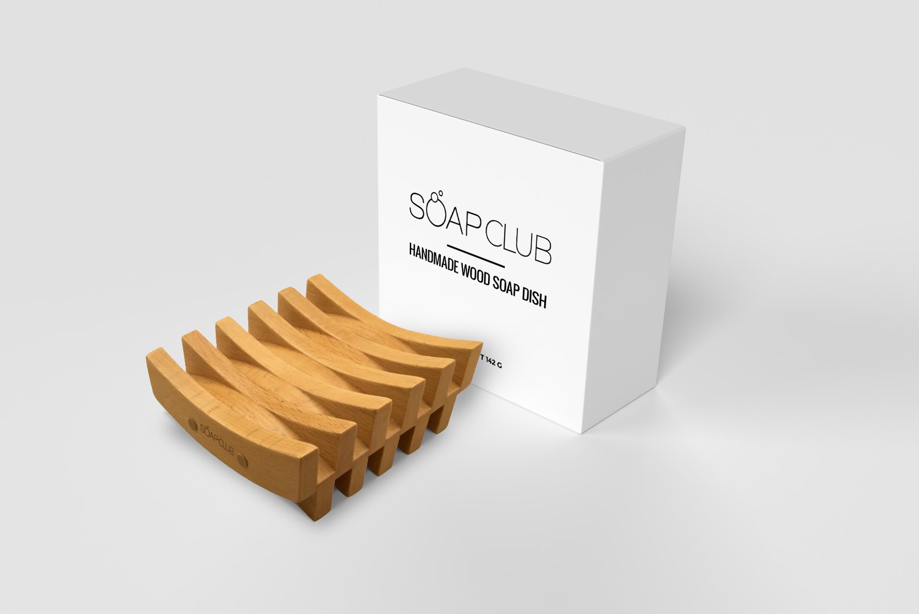 SOAP CLUB Handmade Wooden Soap Dish